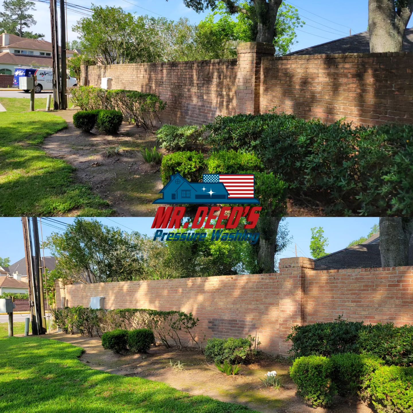 HOA Perimeter Fence Cleaning in West Houston, TX